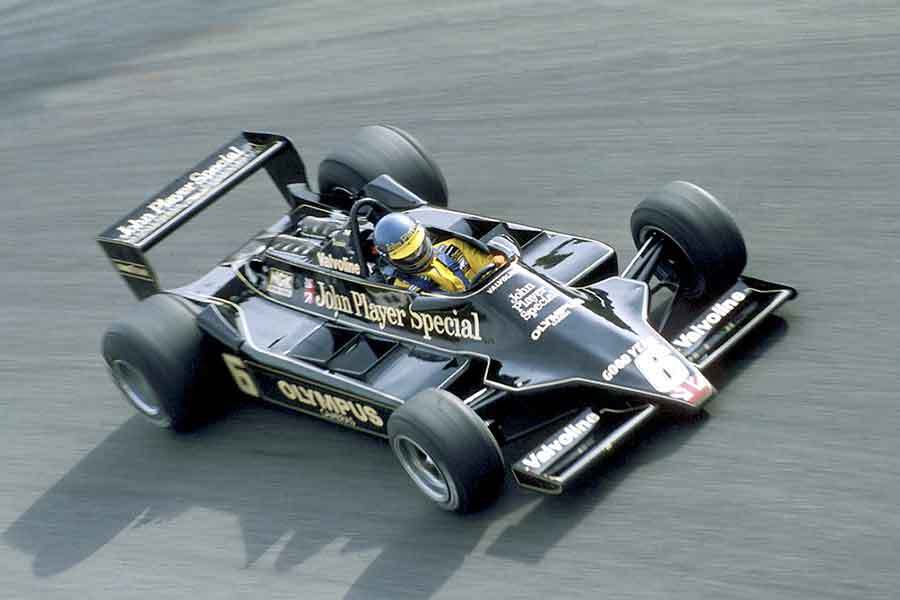 Lotus 79 将一级方程式赛车推向了当代空气能源学期间