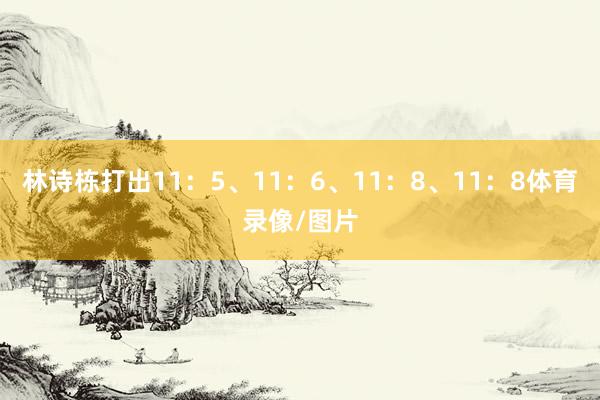 林诗栋打出11：5、11：6、11：8、11：8体育录像/图片